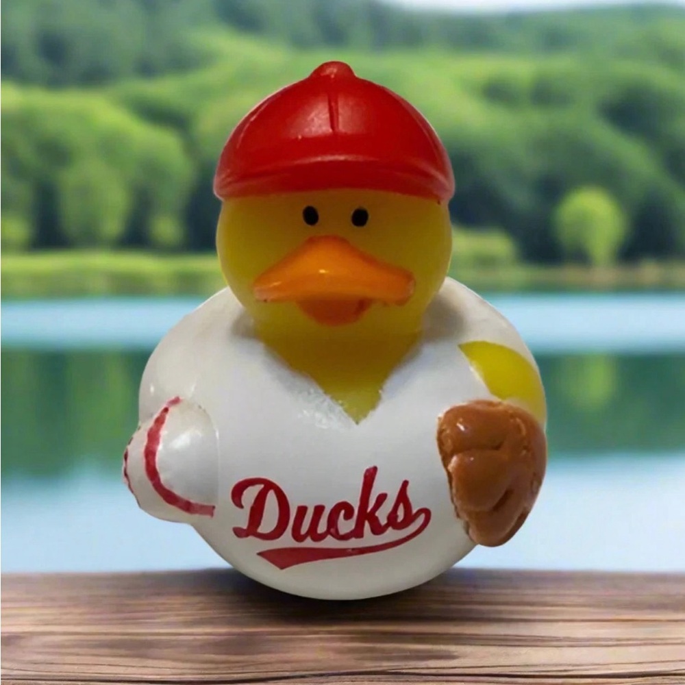 Sports Rubber Ducks lot of 12 - 4 Basketball- 4 Baseball - 4 Football New In Bag